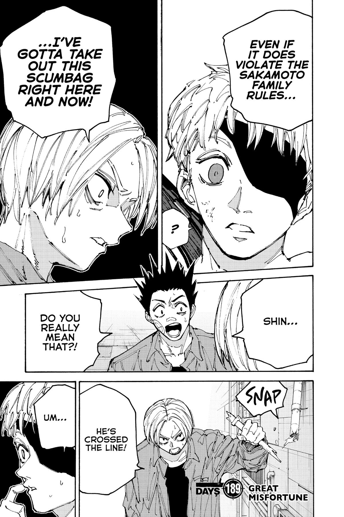 Sakamoto Days Chapter 189 - Page 1