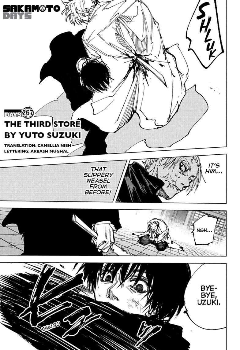 Sakamoto Days Chapter 267 - Page 1