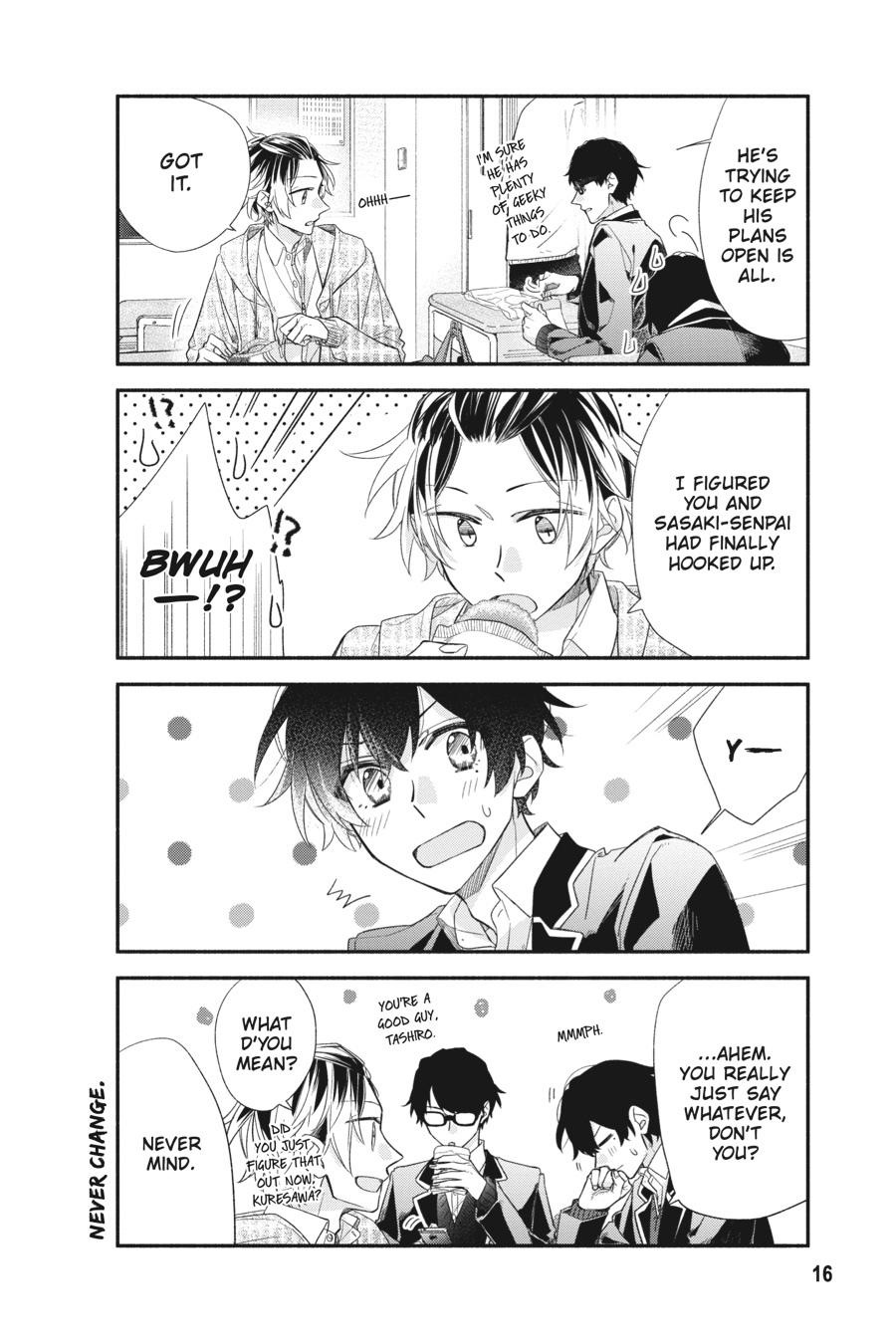 Sasaki and Miyano Chapter 28 - Page 16