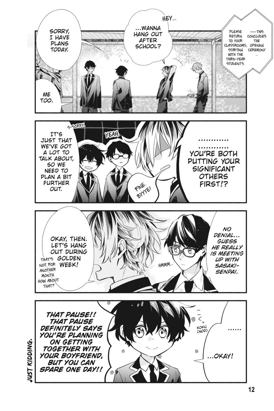 Sasaki and Miyano Chapter 40 - Page 12