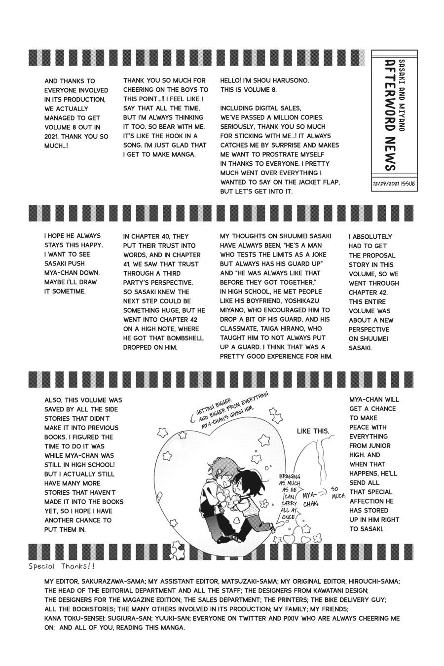Sasaki and Miyano Chapter 42.5 - Page 64