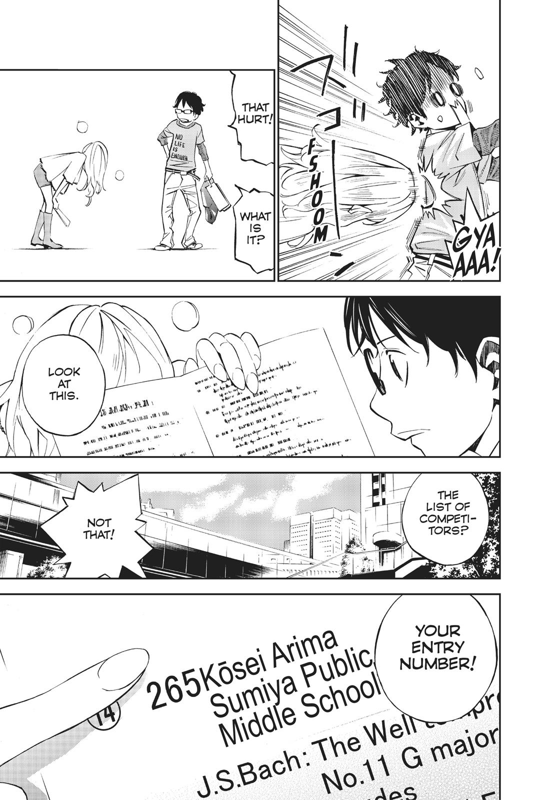 Your Lie in April Chapter 11 - Page 42