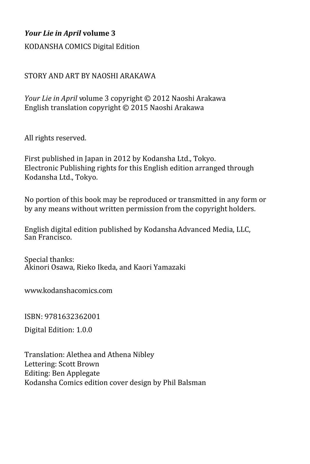 Your Lie in April Chapter 12 - Page 46