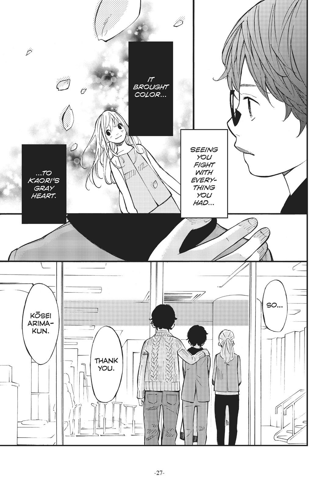 Your Lie in April Chapter 37 - Page 27