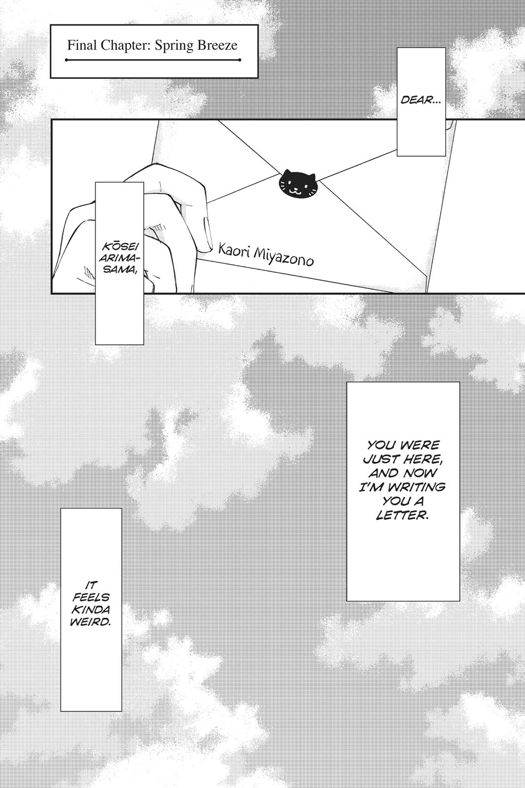 Your Lie in April Chapter 44 - Page 1