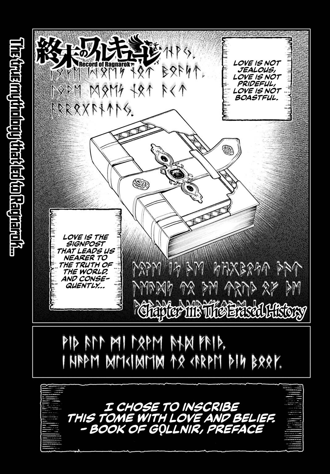 Record of Ragnarok Chapter 111 - Page 1