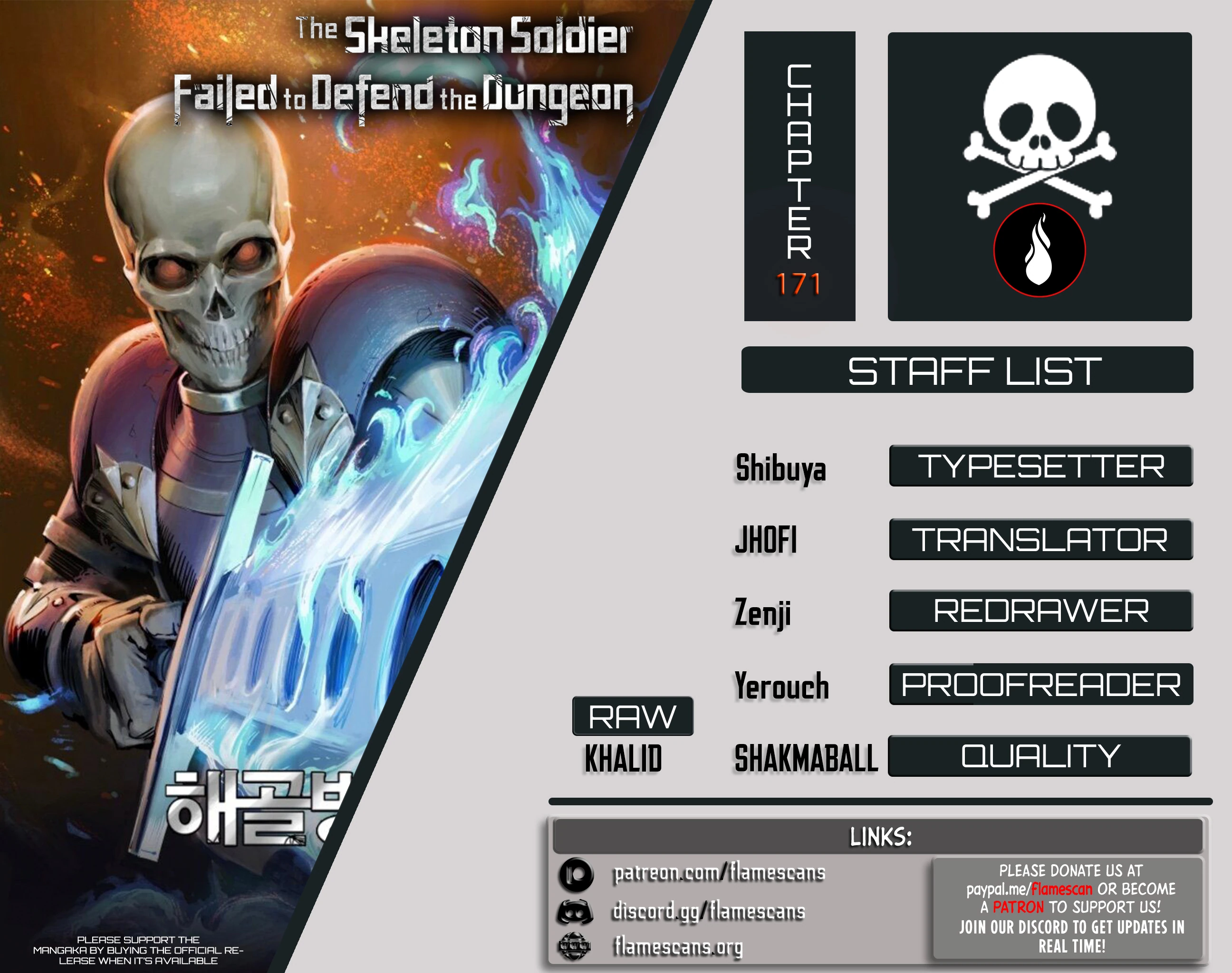 Skeleton Soldier Couldn't Protect the Dungeon Chapter 171 - Page 1