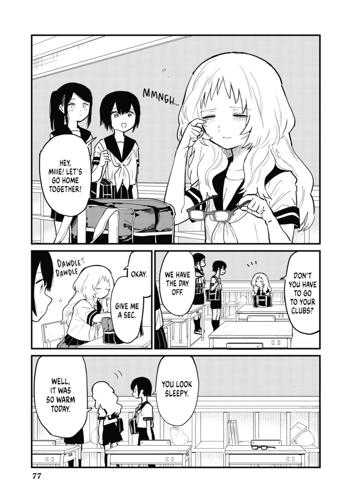 The Girl I Like Forgot Her Glasses Chapter 35 - Page 3