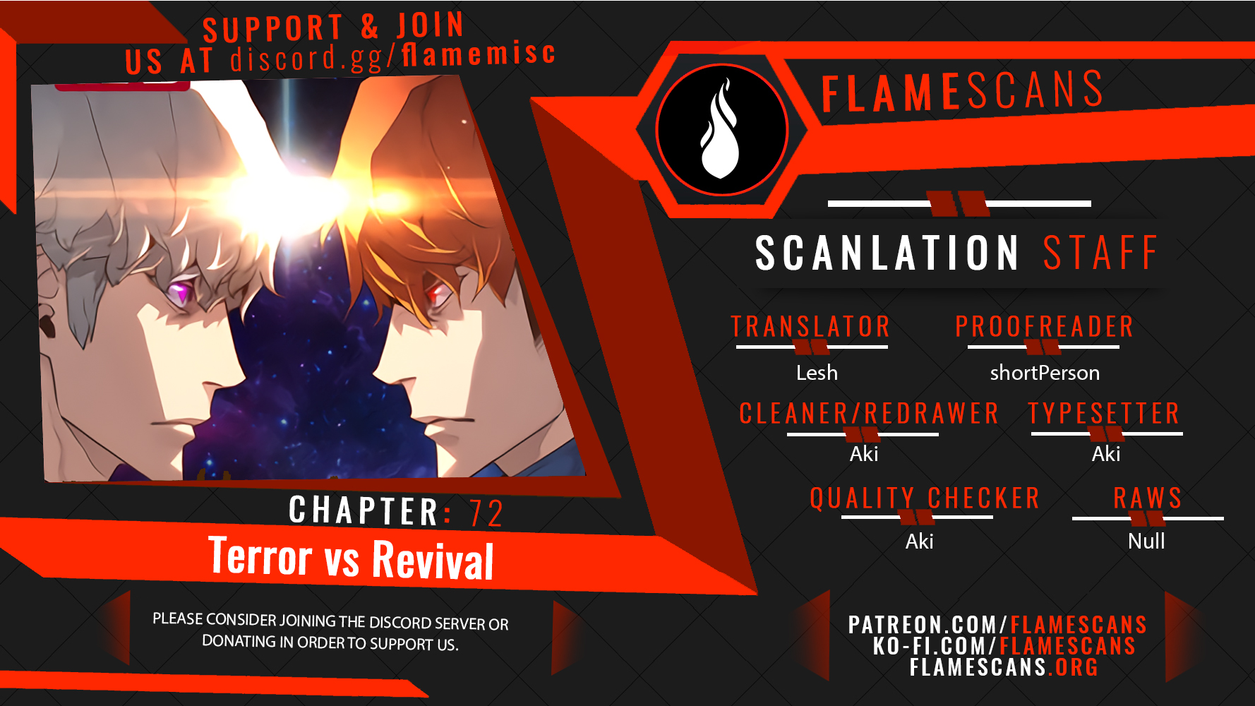 Terror vs Revival Chapter 72 - Page 1