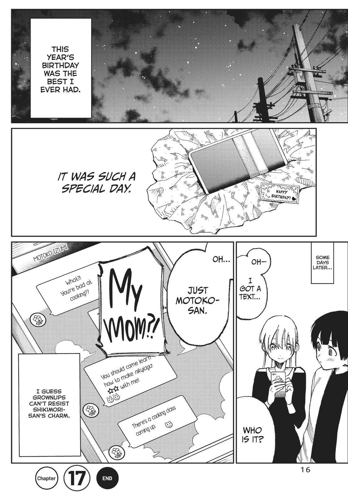 Shikimori's Not Just a Cutie Chapter 17 - Page 17