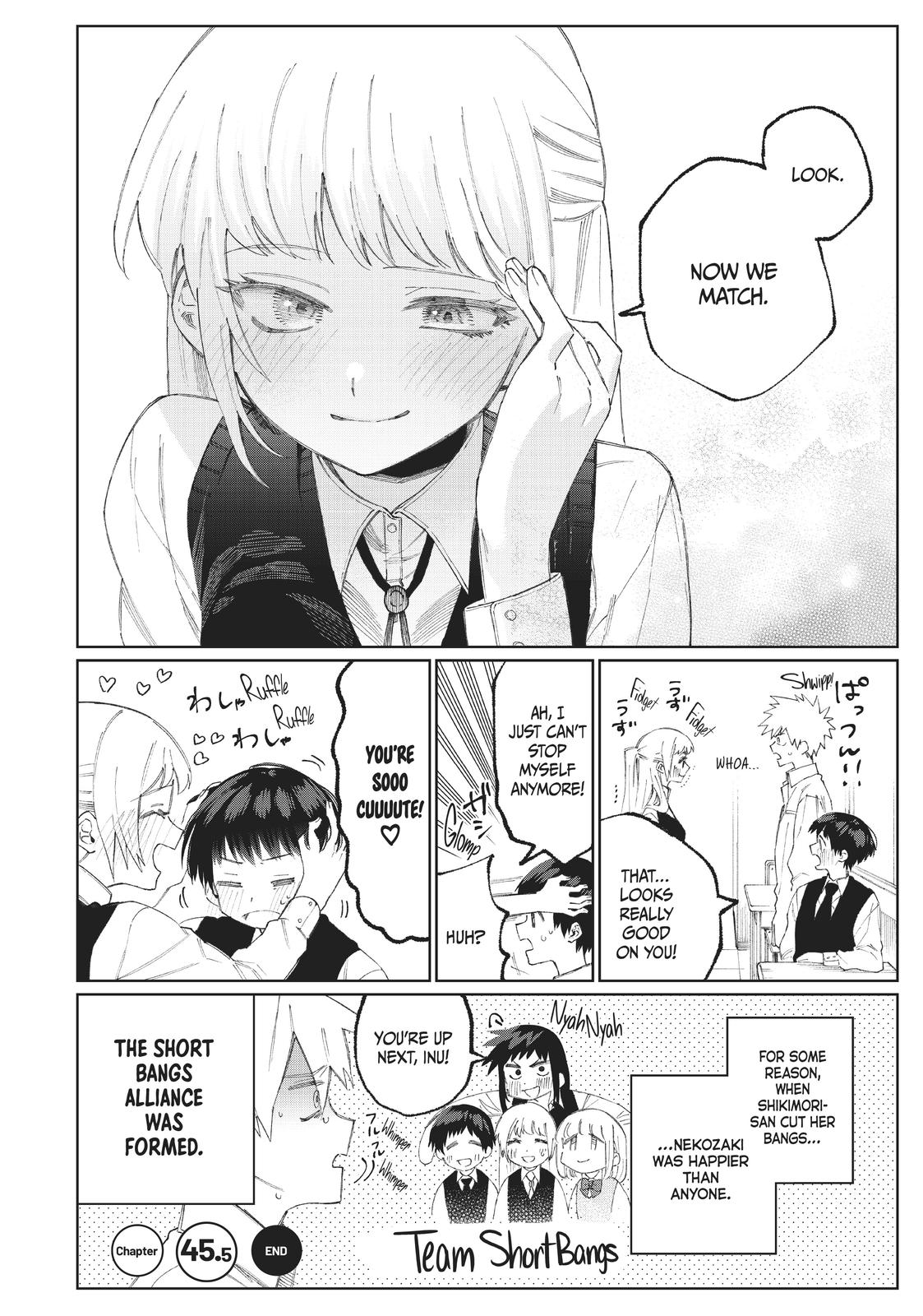Shikimori's Not Just a Cutie Chapter 45.5 - Page 4