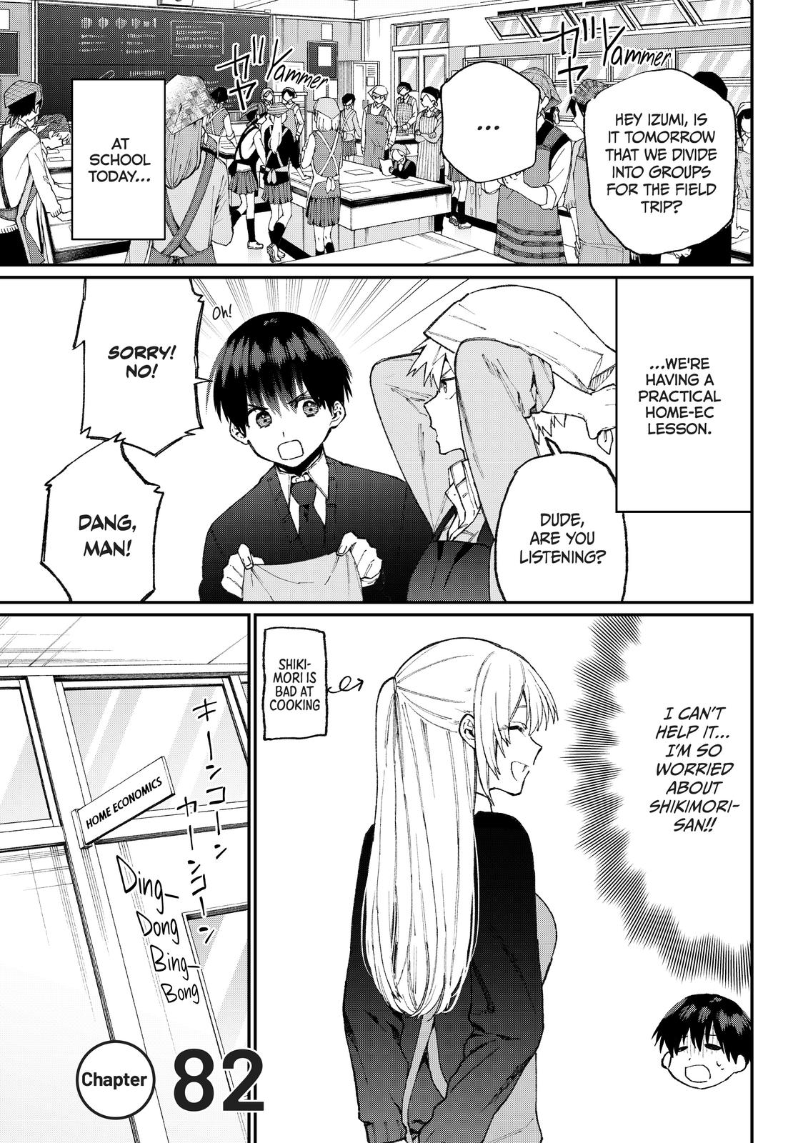 Shikimori's Not Just a Cutie Chapter 82 - Page 1
