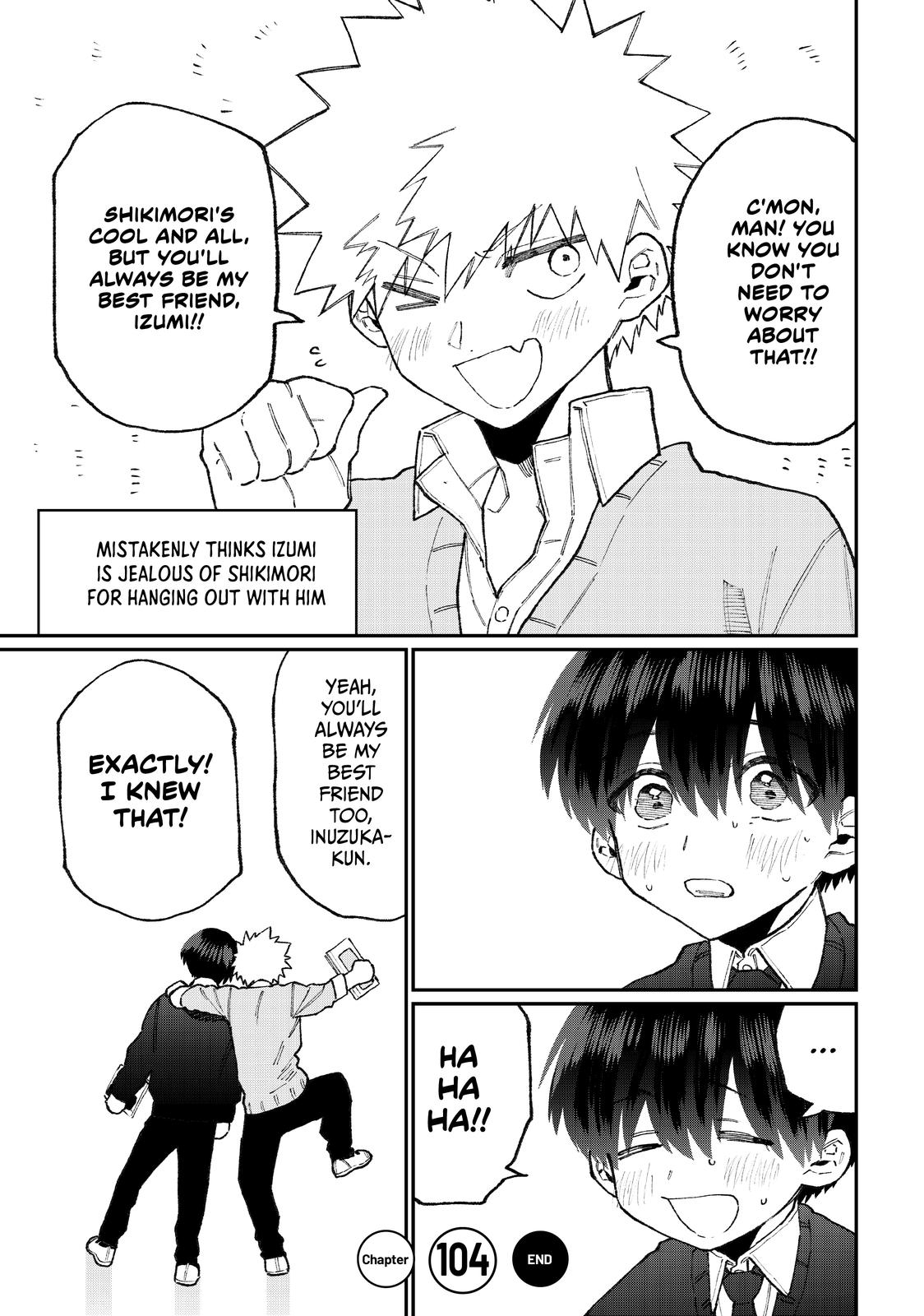 Shikimori's Not Just a Cutie Chapter 104 - Page 13