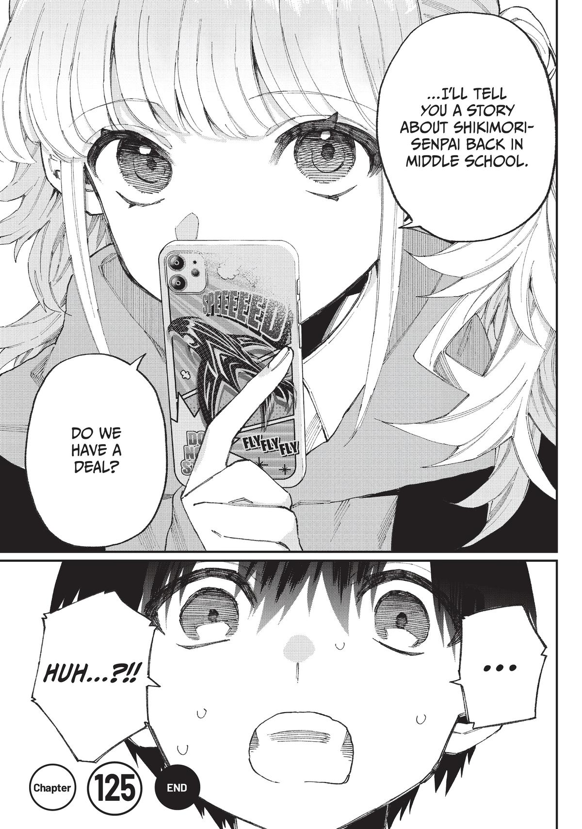 Shikimori's Not Just a Cutie Chapter 125 - Page 15