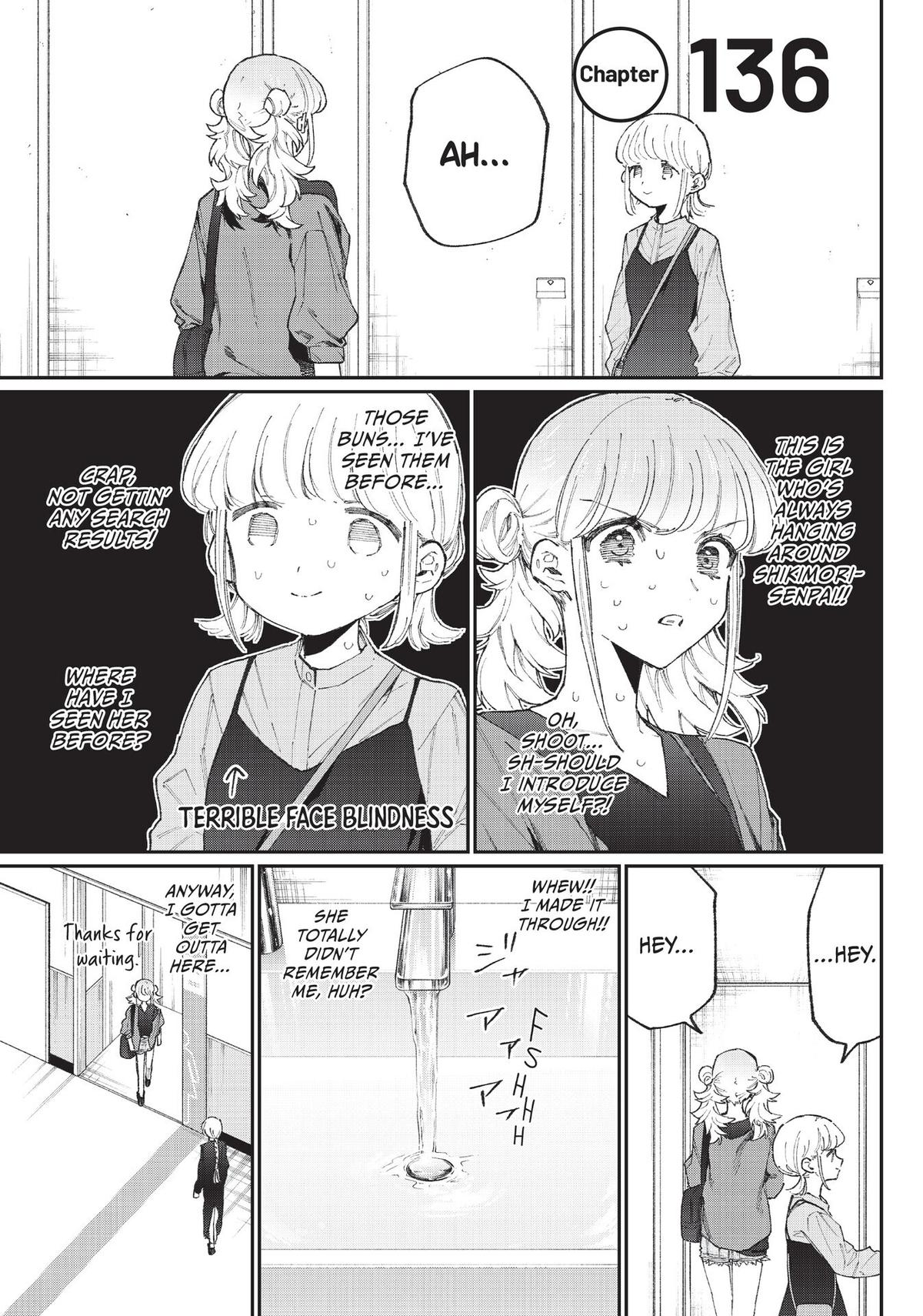 Shikimori's Not Just a Cutie Chapter 136 - Page 1