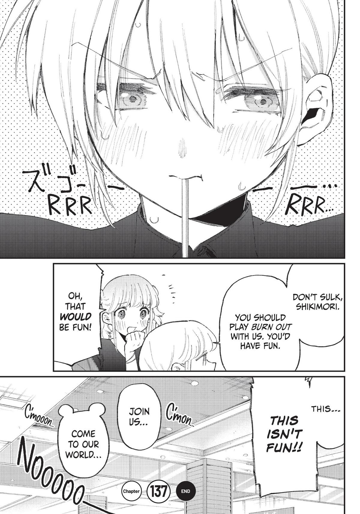 Shikimori's Not Just a Cutie Chapter 137 - Page 15