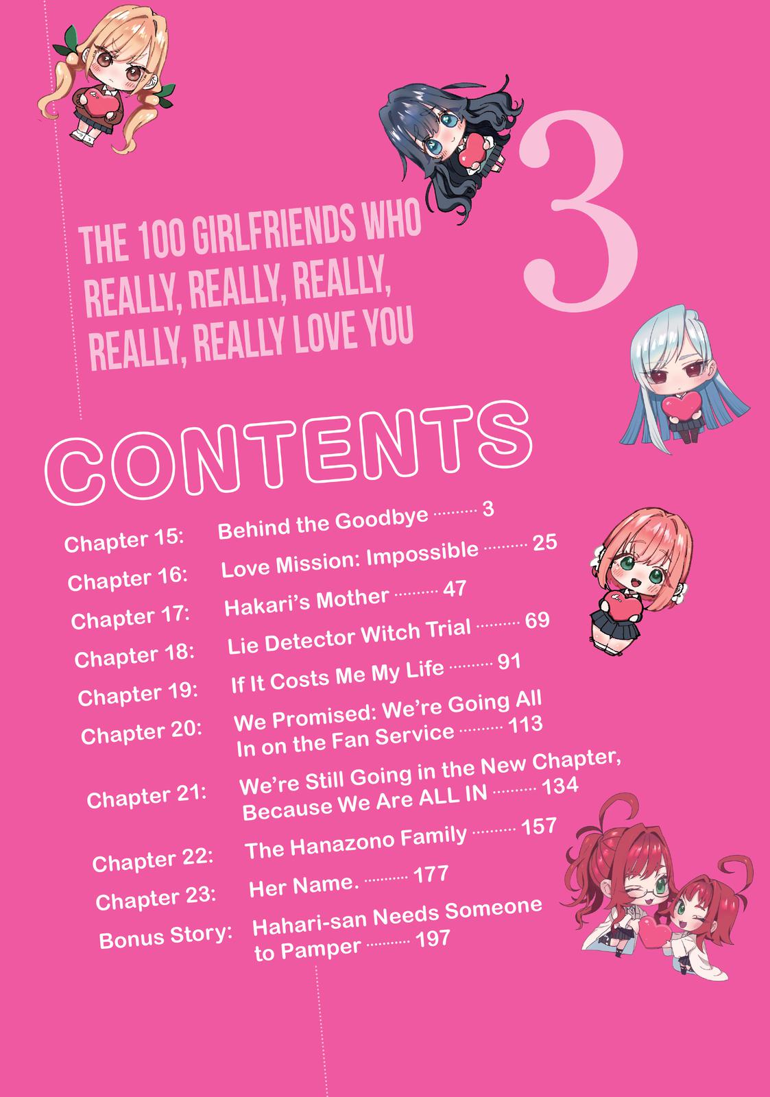 The 100 Girlfriends Who Really, Really, Really, Really, REALLY Love You Chapter 15 - Page 3