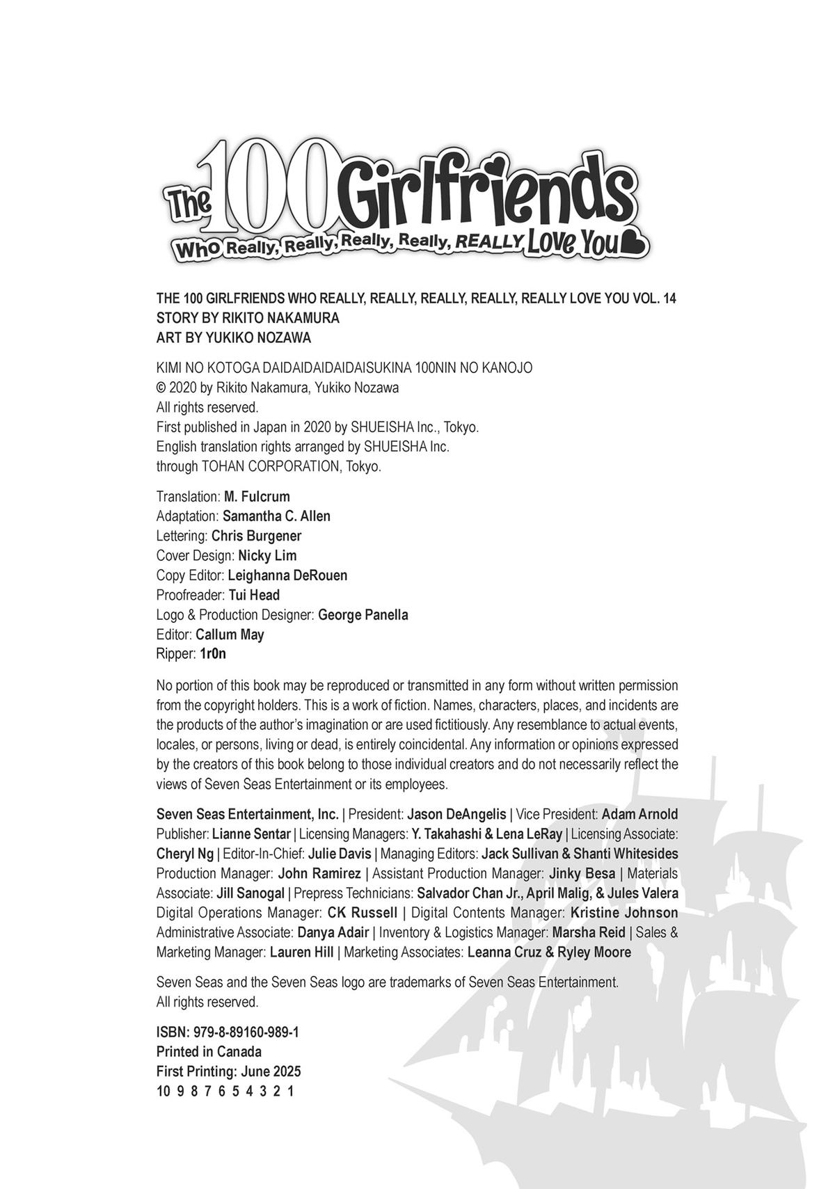 The 100 Girlfriends Who Really, Really, Really, Really, REALLY Love You Chapter 122.5 - Page 14