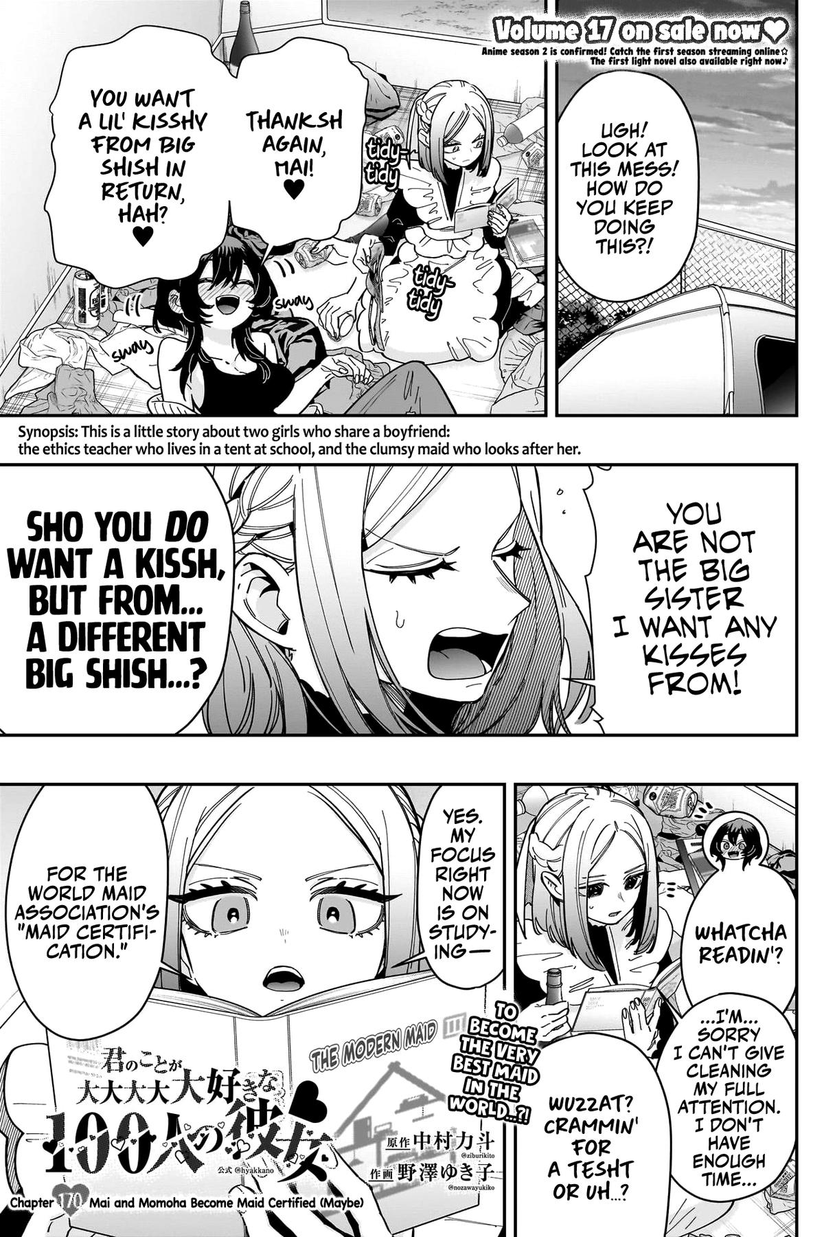 The 100 Girlfriends Who Really, Really, Really, Really, REALLY Love You Chapter 170 - Page 2