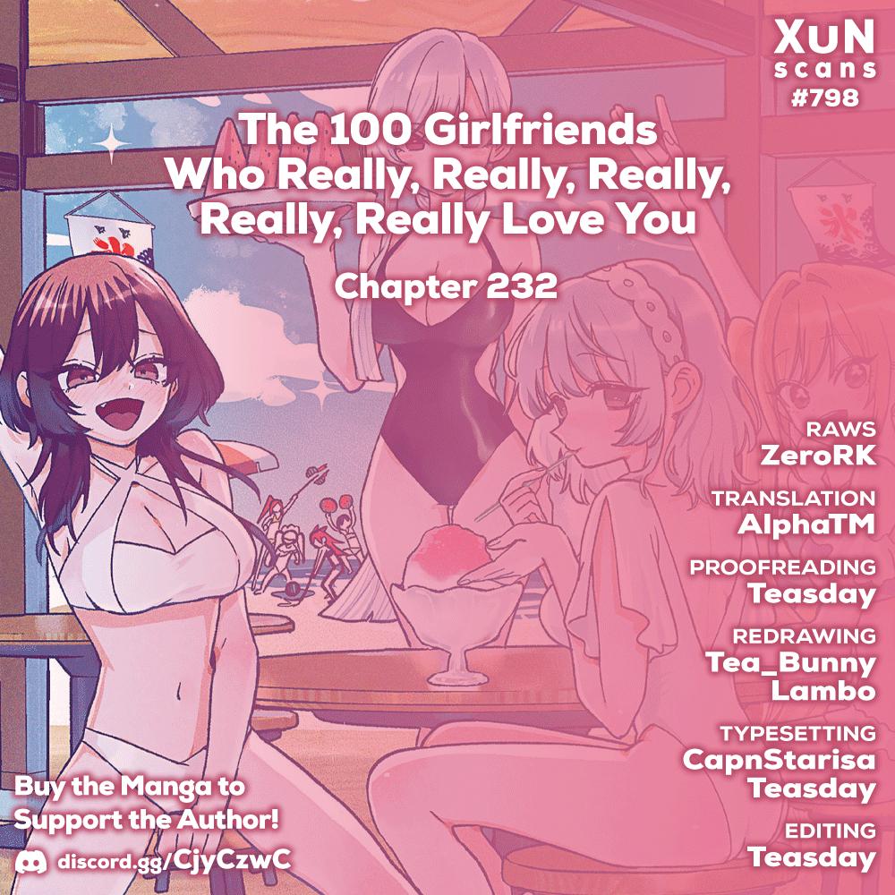 The 100 Girlfriends Who Really, Really, Really, Really, REALLY Love You Chapter 232 - Page 1