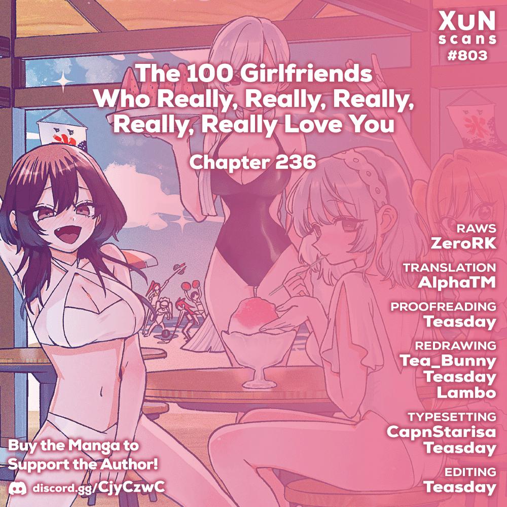 The 100 Girlfriends Who Really, Really, Really, Really, REALLY Love You Chapter 236 - Page 1