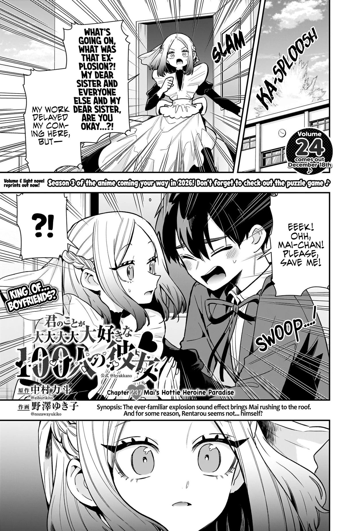 The 100 Girlfriends Who Really, Really, Really, Really, REALLY Love You Chapter 237 - Page 2