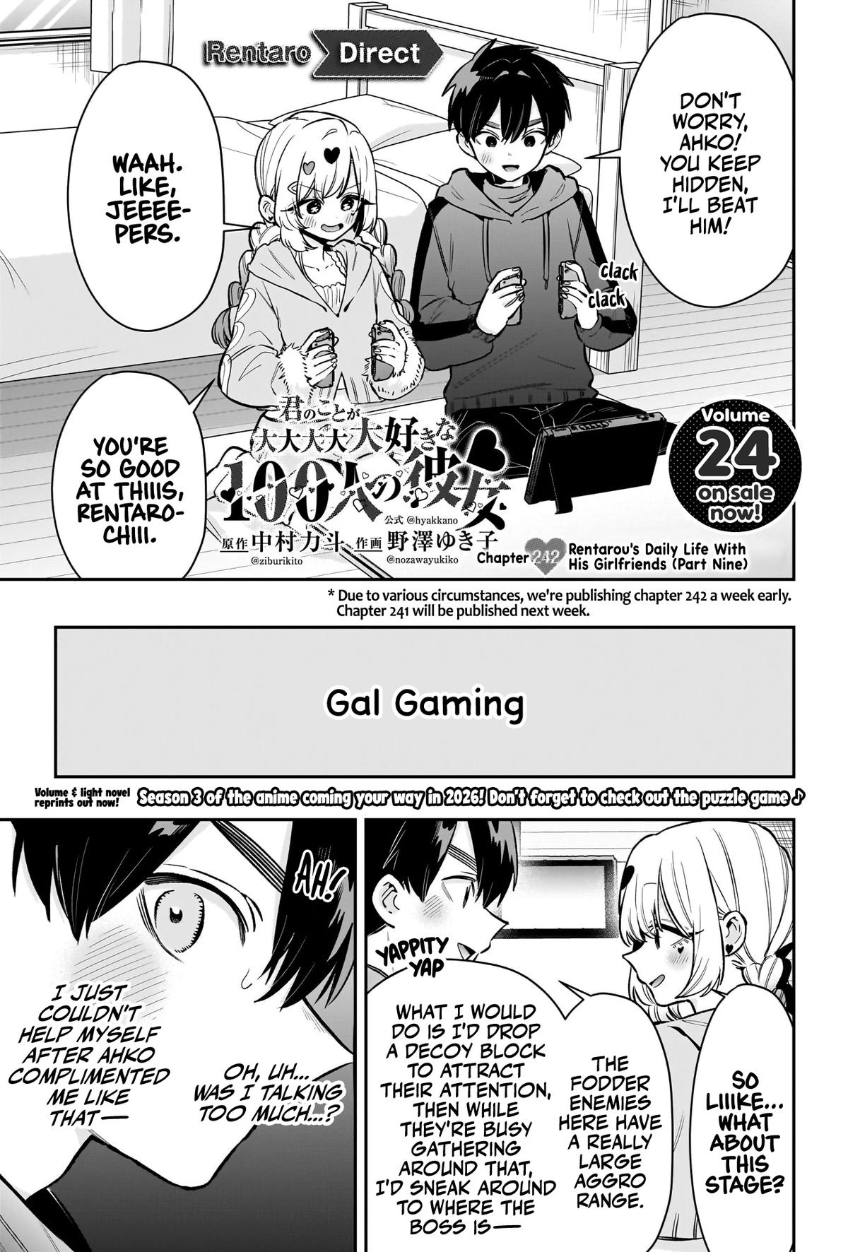 The 100 Girlfriends Who Really, Really, Really, Really, REALLY Love You Chapter 242 - Page 2