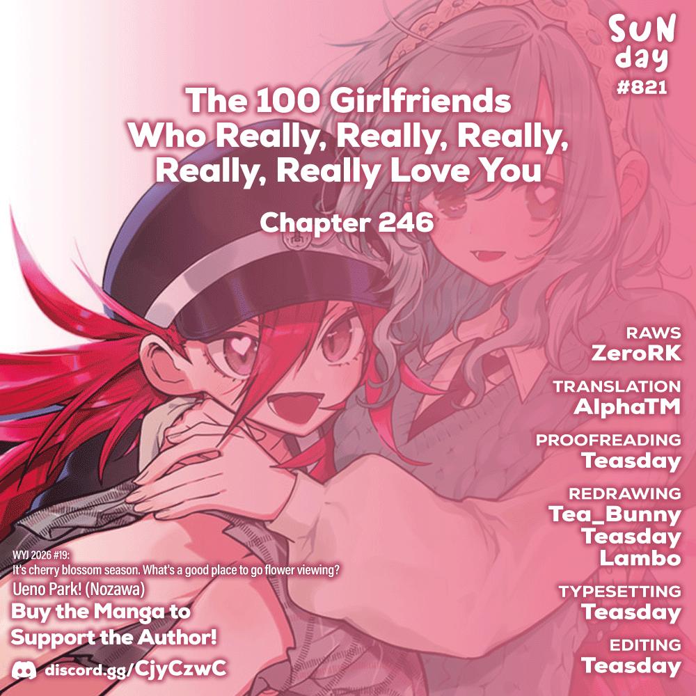 The 100 Girlfriends Who Really, Really, Really, Really, REALLY Love You Chapter 246 - Page 1