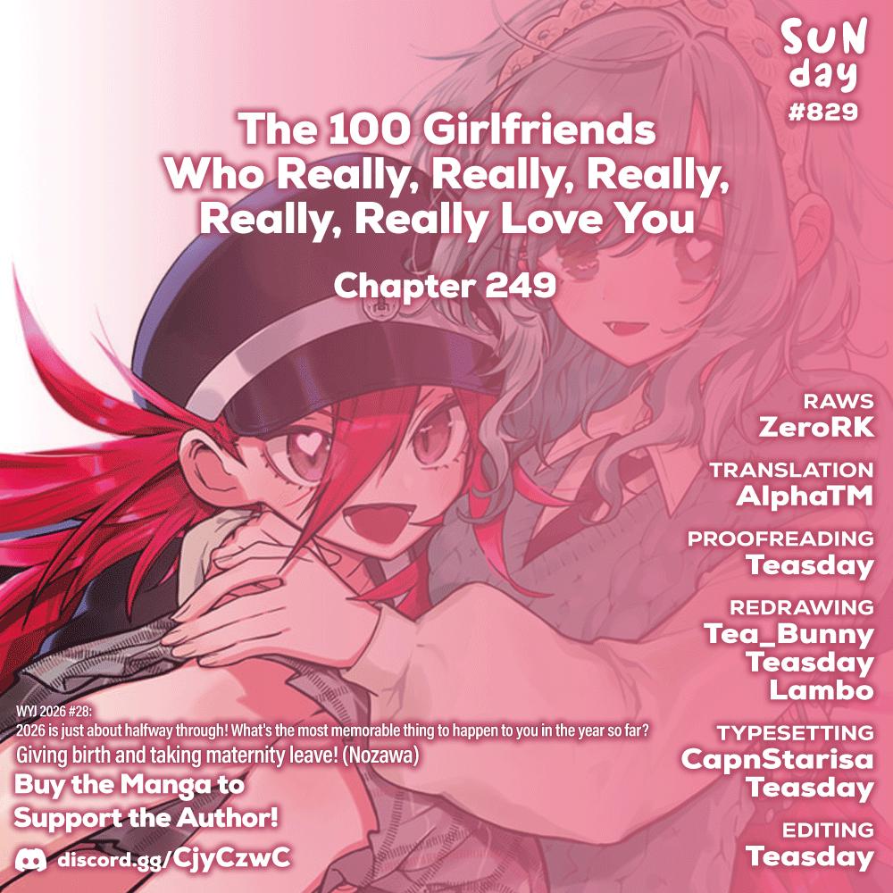 The 100 Girlfriends Who Really, Really, Really, Really, REALLY Love You Chapter 249 - Page 1