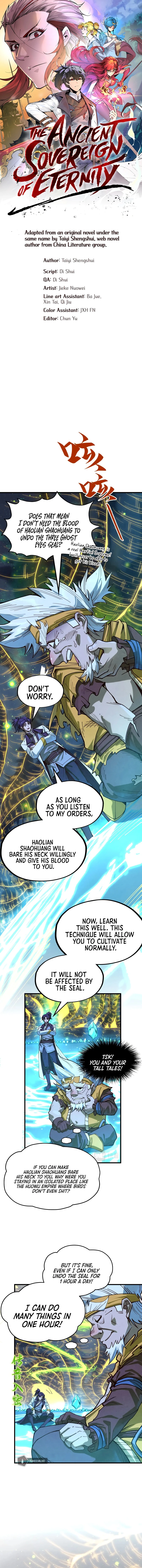 The Ancient Sovereign of Eternity Chapter 185 - Page 1