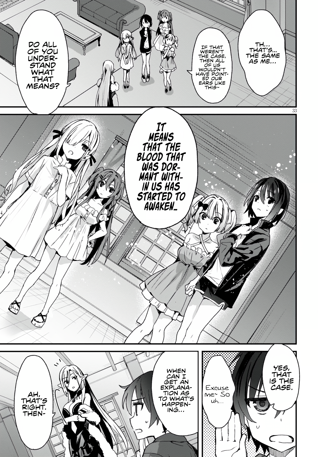 The Four Sisters (Elves) Wait For The Night Chapter 1 - Page 38