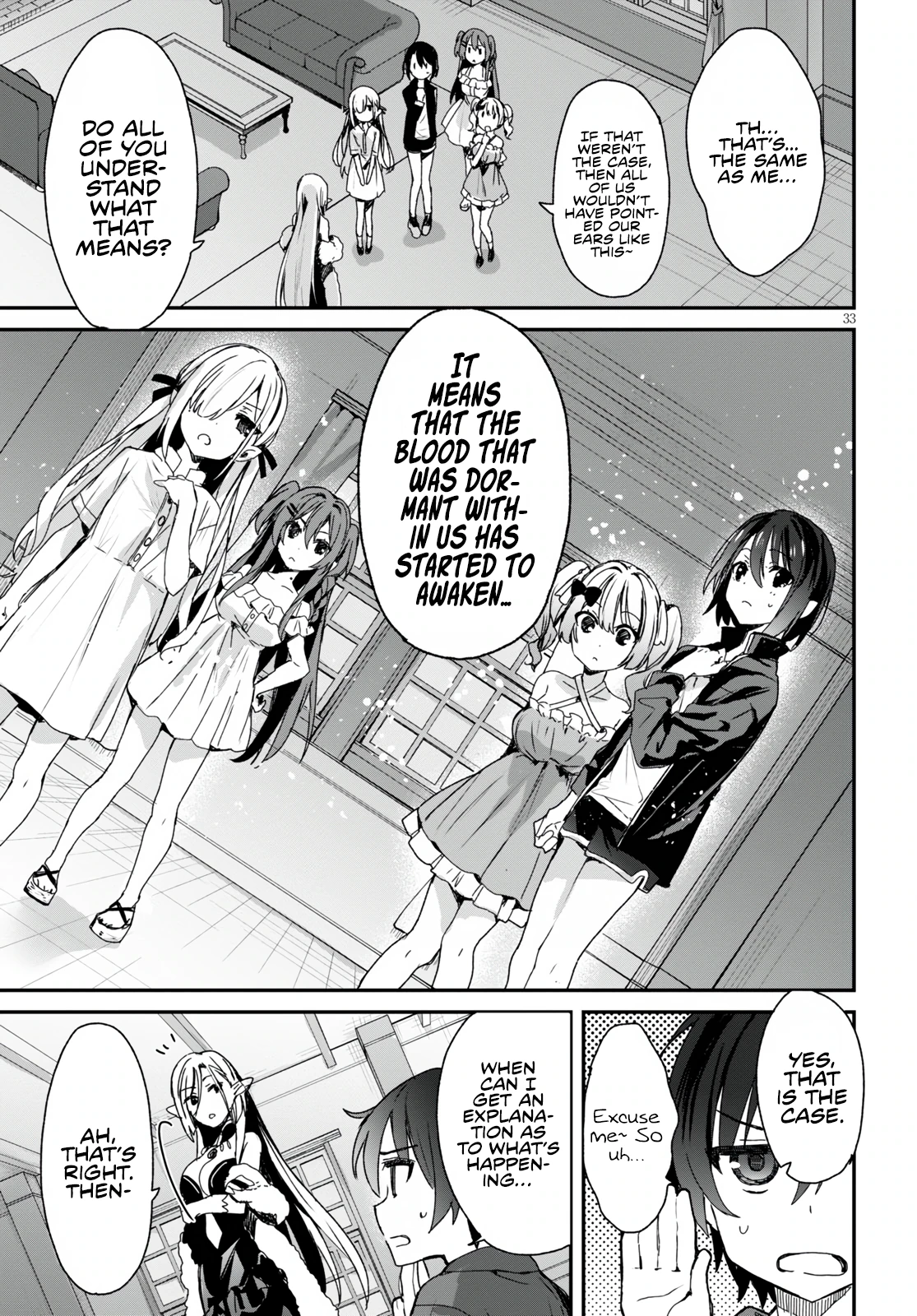 The Four Sisters (Elves) Wait For The Night Chapter 1 - Page 28