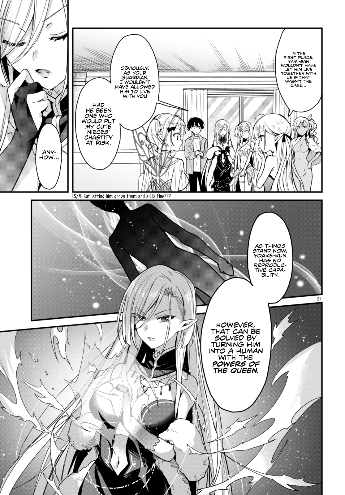 The Four Sisters (Elves) Wait For The Night Chapter 17 - Page 22