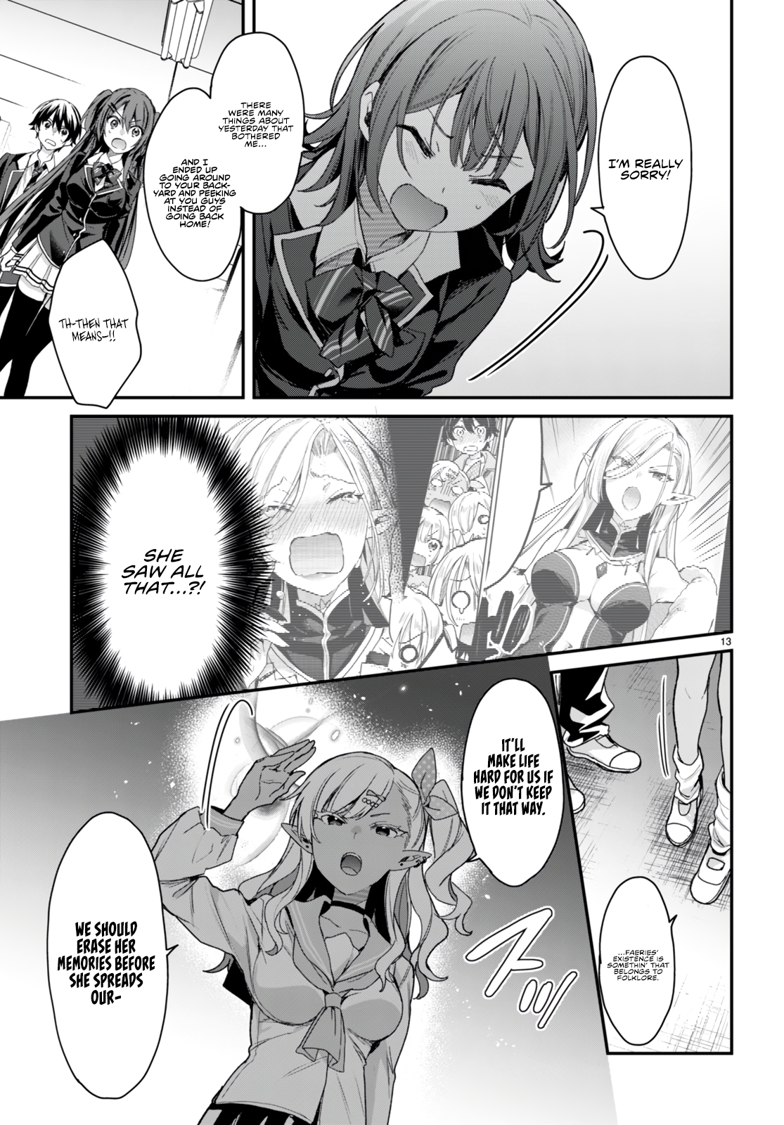 The Four Sisters (Elves) Wait For The Night Chapter 18 - Page 14