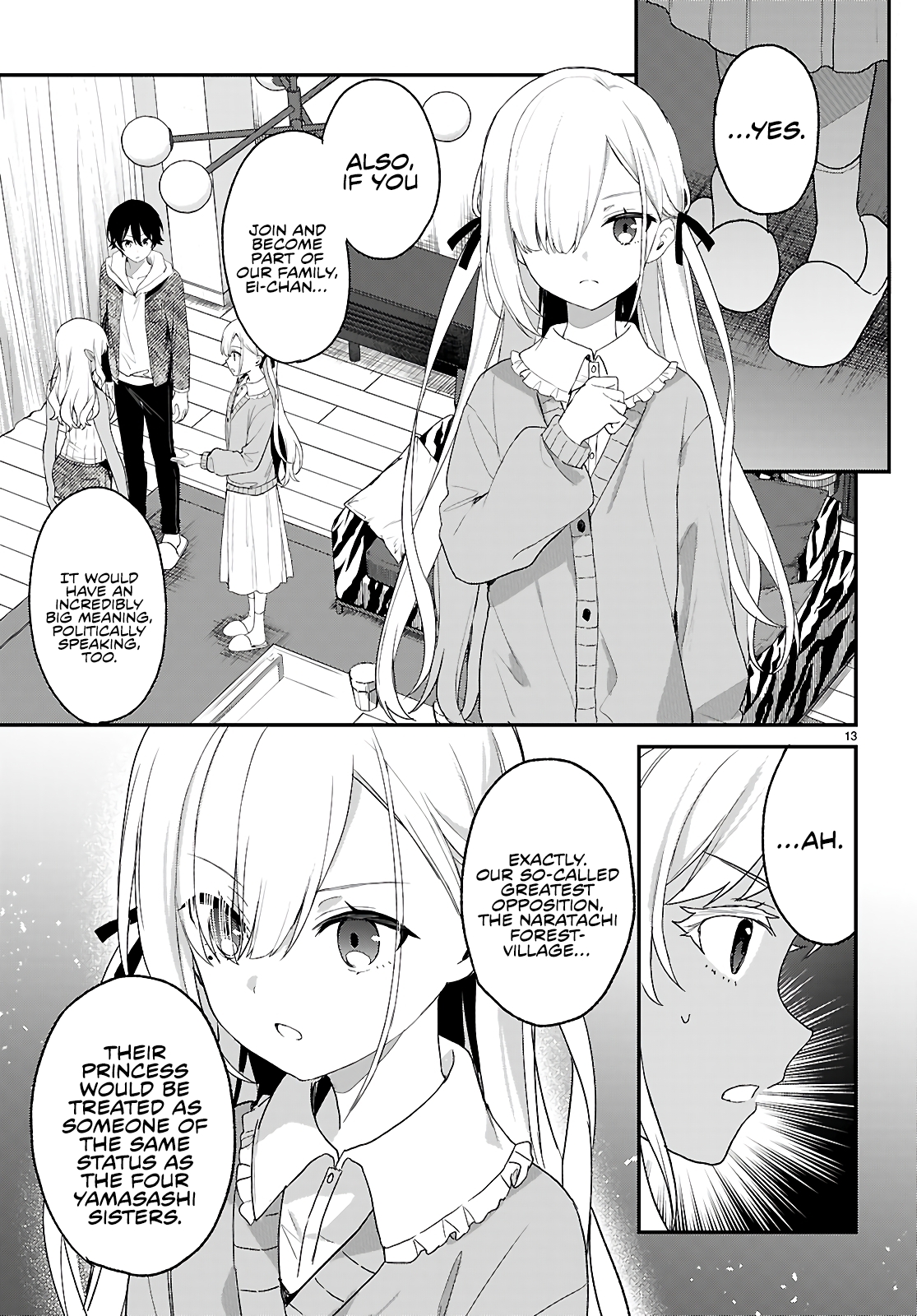 The Four Sisters (Elves) Wait For The Night Chapter 32 - Page 14