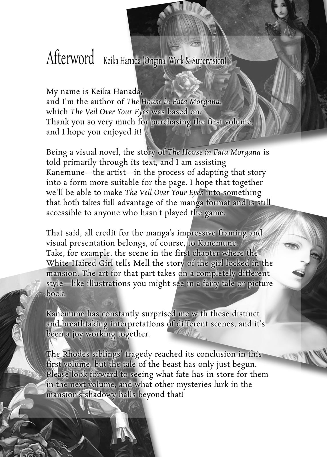 The House in Fata Morgana - The Veil Over Your Eyes Chapter 1 - Page 190