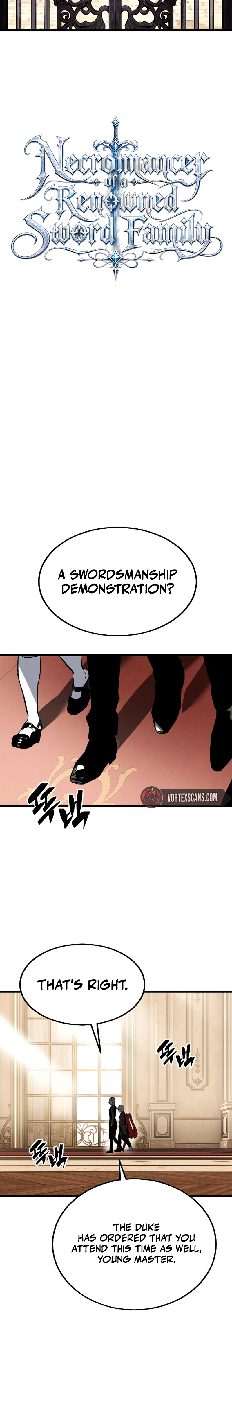 The Necromancer of a Renowned Sword Family Chapter 1 - Page 10