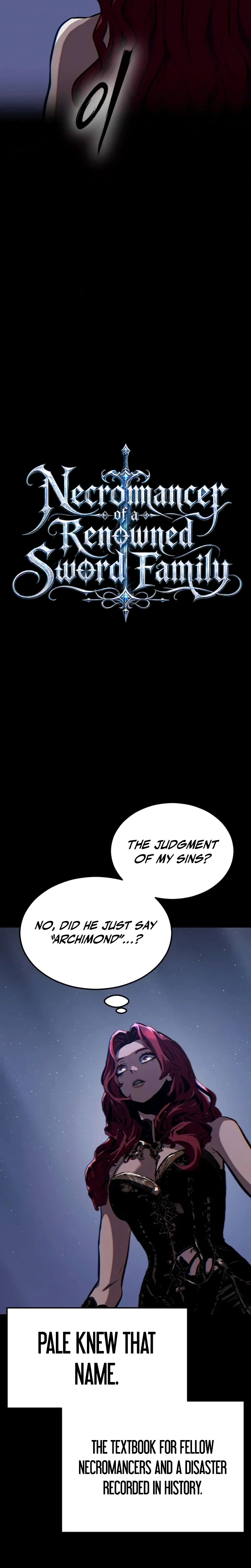 The Necromancer of a Renowned Sword Family Chapter 12 - Page 8