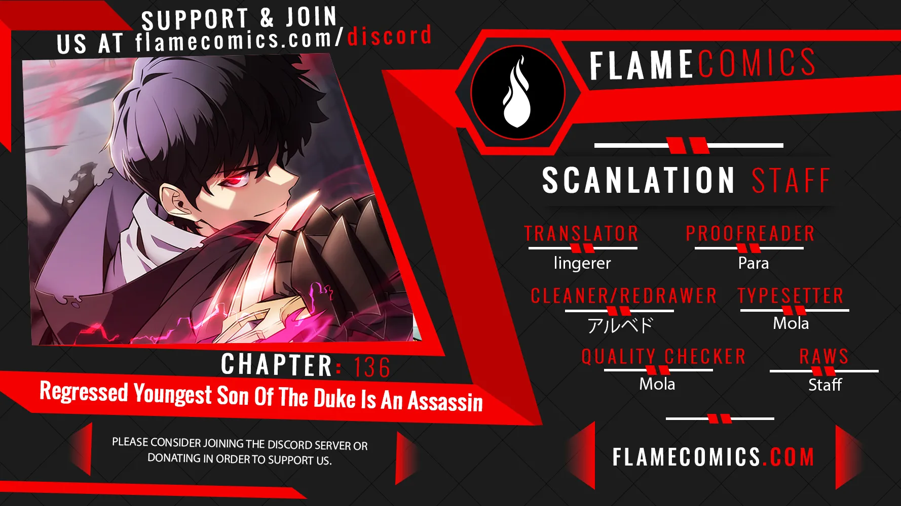The Regressed Youngest Son of the Duke is an Assassin Chapter 136 - Page 1