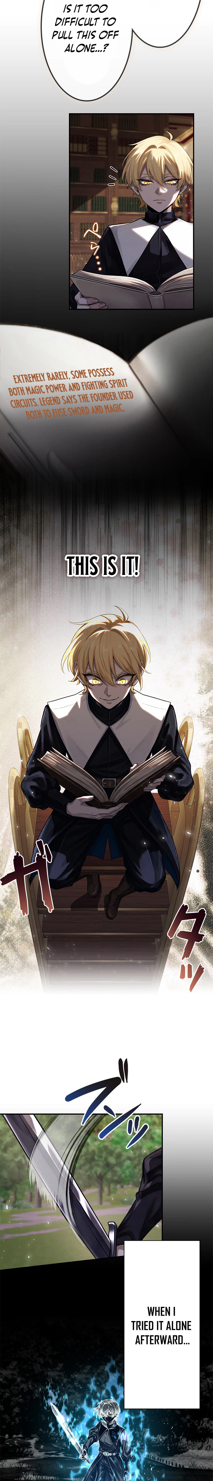The Sword Saint Reincarnated Into A Noble Mage Family Chapter 12 - Page 5