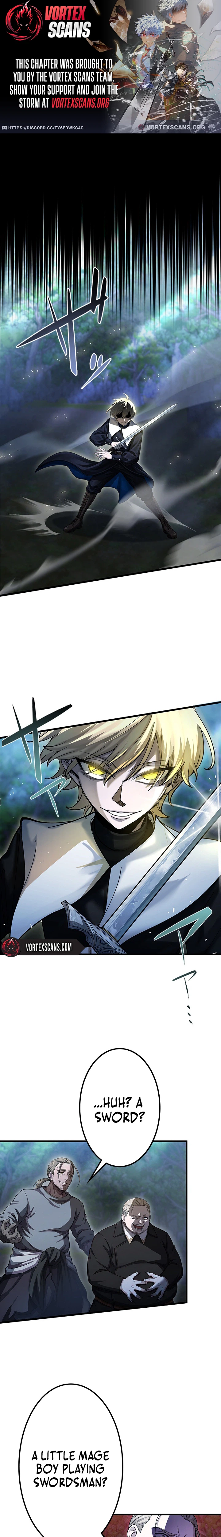 The Sword Saint Reincarnated Into A Noble Mage Family Chapter 15 - Page 1