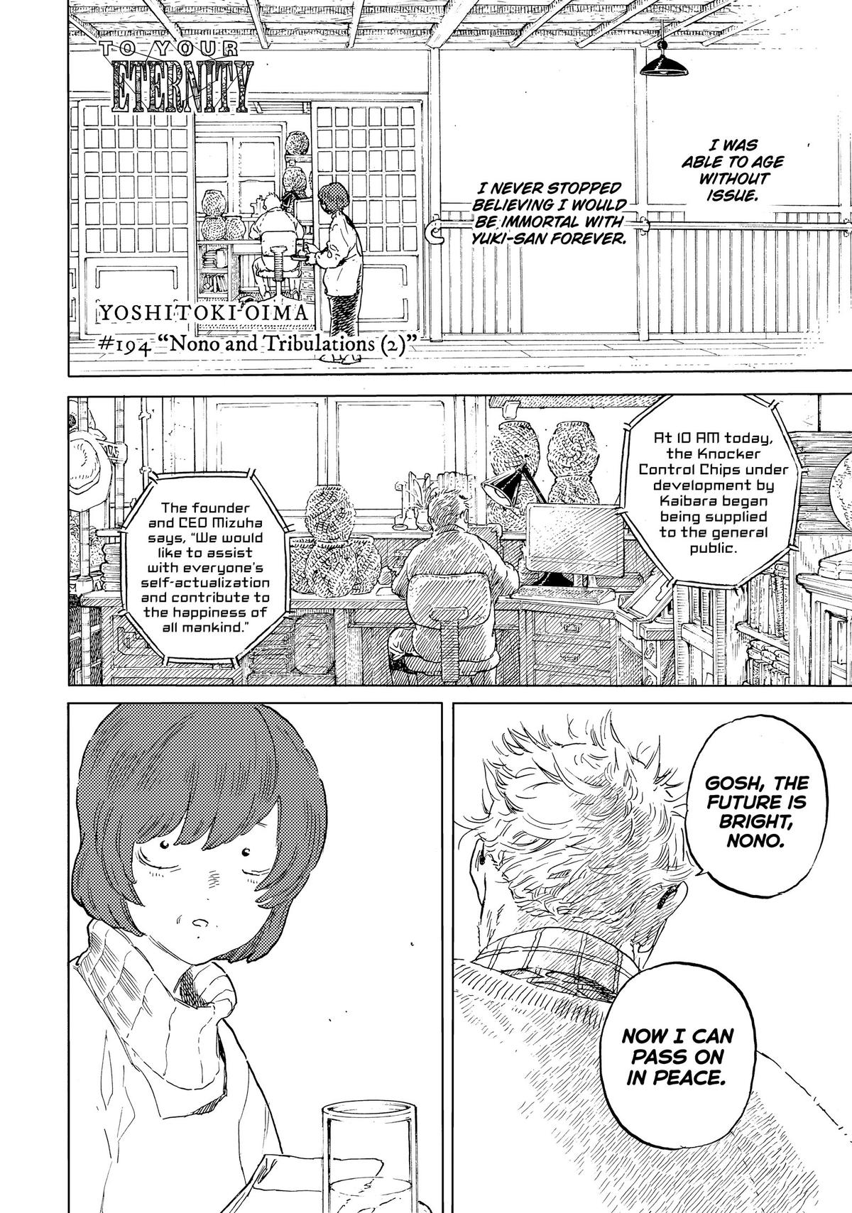 To Your Eternity Chapter 194.2 - Page 2