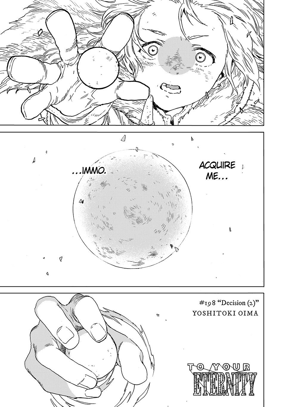 To Your Eternity Chapter 198.2 - Page 1