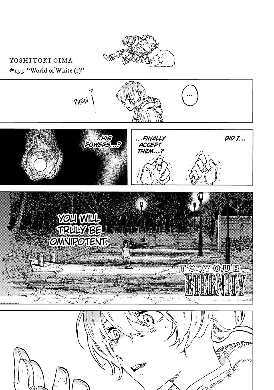 To Your Eternity Chapter 199.1 - Page 1