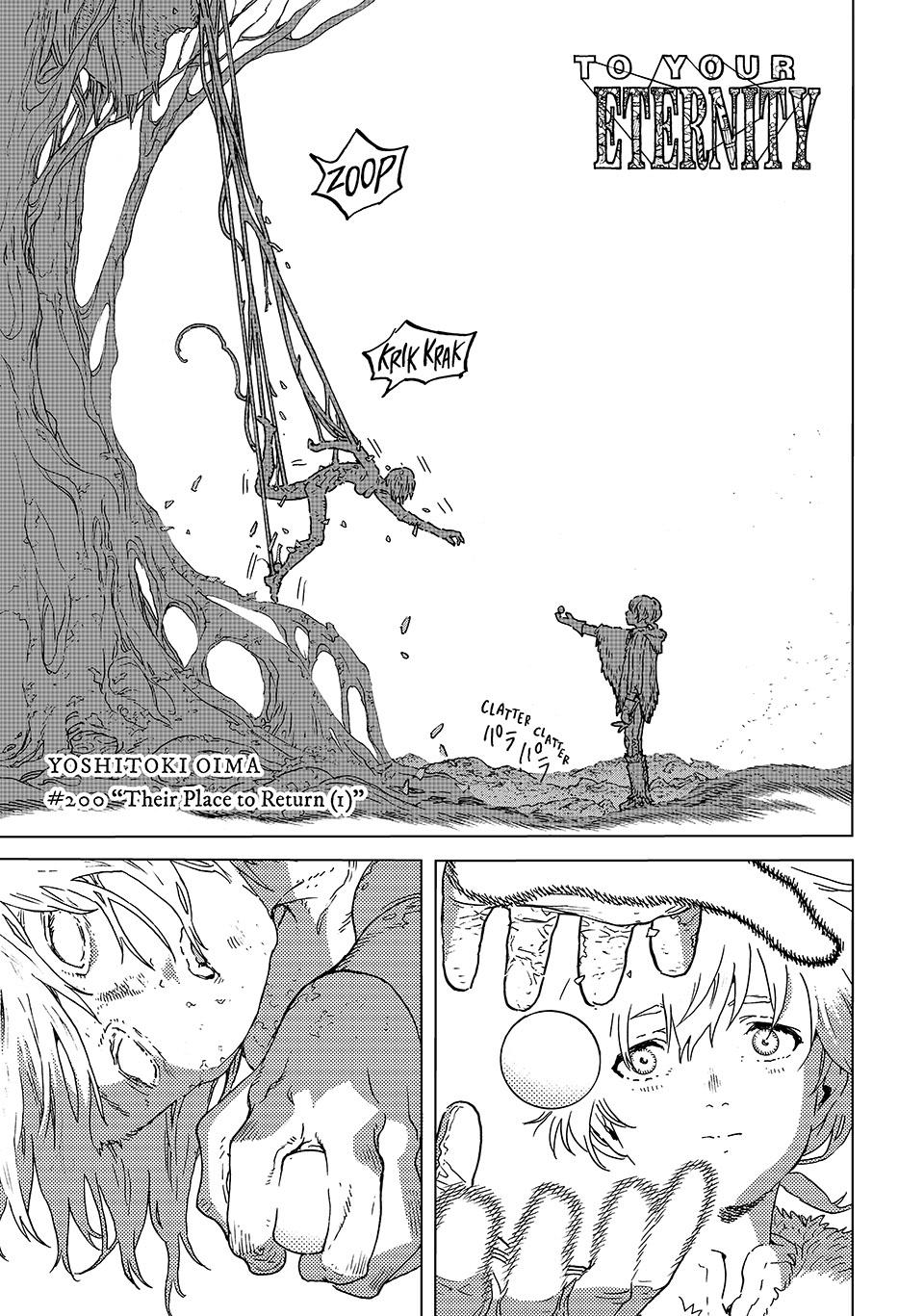 To Your Eternity Chapter 200.1 - Page 1
