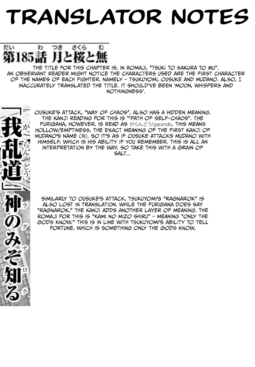 Tougen Anki - Legend of the Cursed Blood Chapter 185 - Page 22