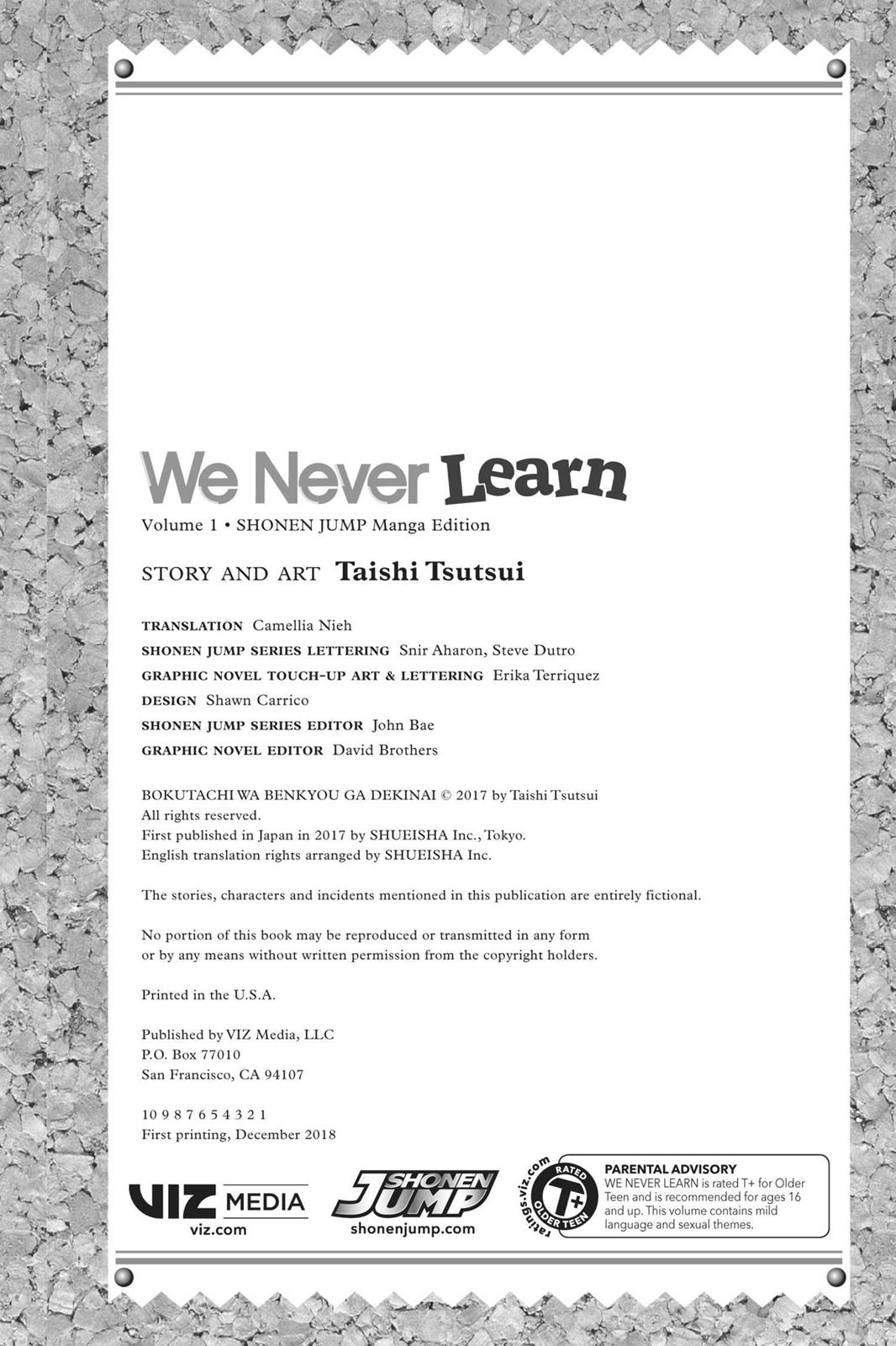 We Never Learn Chapter 1 - Page 3