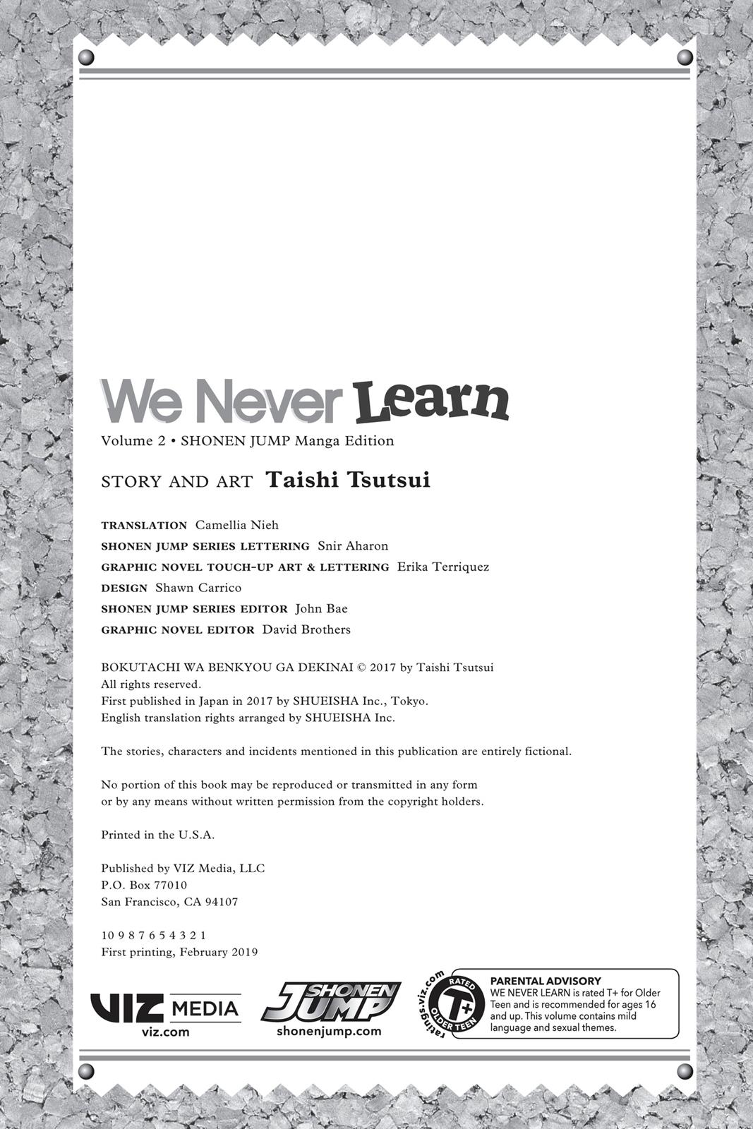 We Never Learn Chapter 8 - Page 3