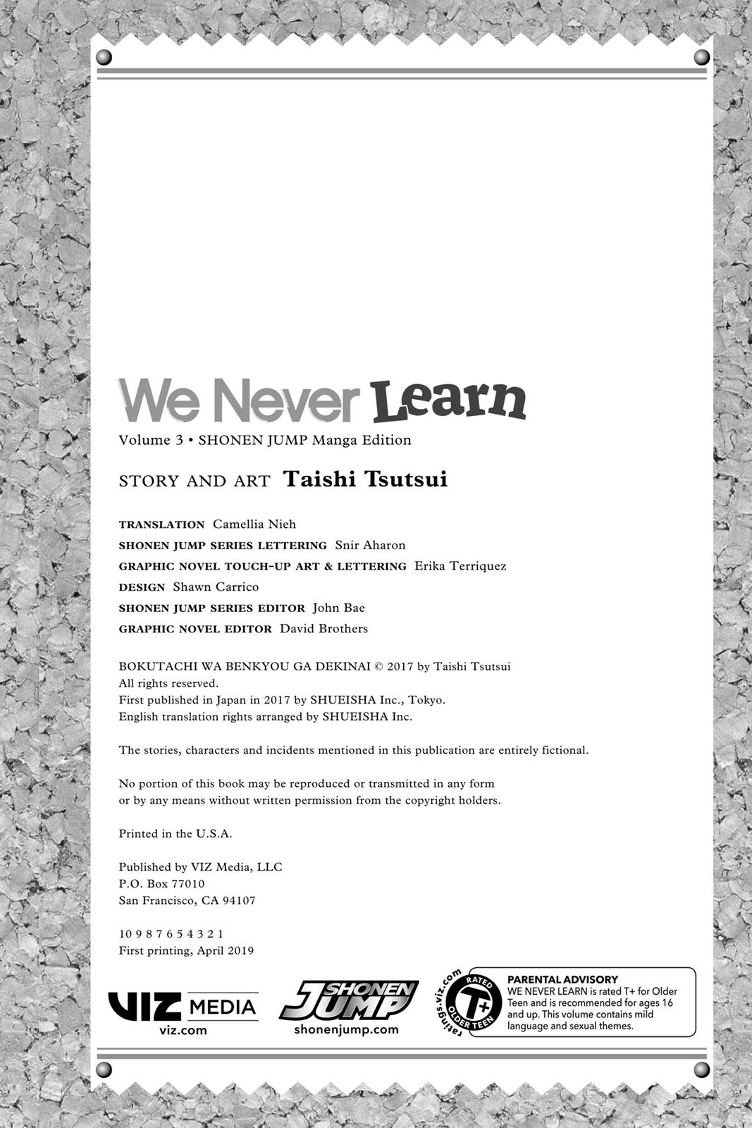 We Never Learn Chapter 17 - Page 3