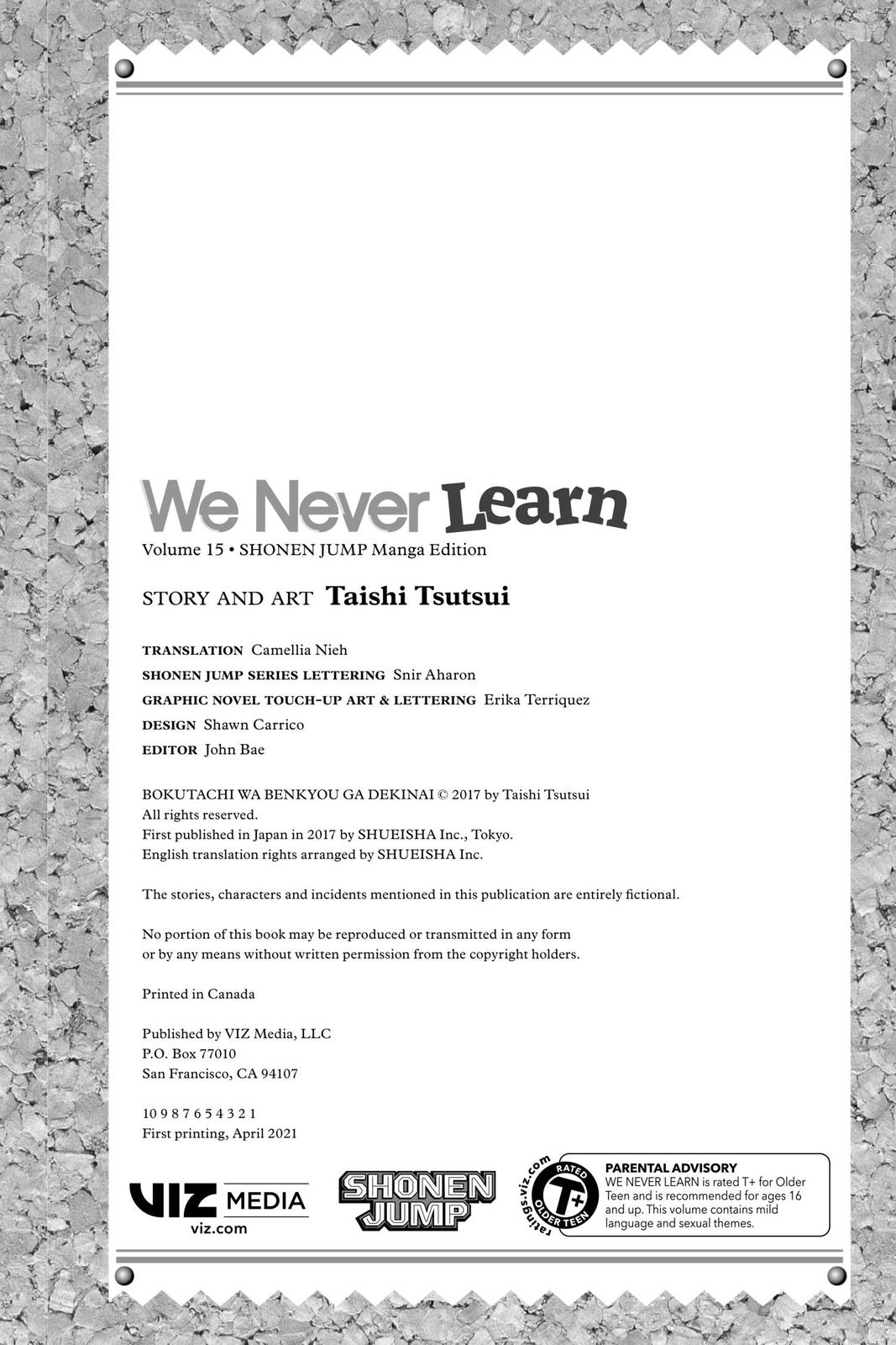 We Never Learn Chapter 124 - Page 3